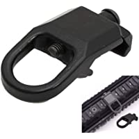 MEROURII Tactical Rails Clip Loop-20mm Rail Mount Sling Adapter Clip Loop para Punto De Fijación Ferroviario para Caza…